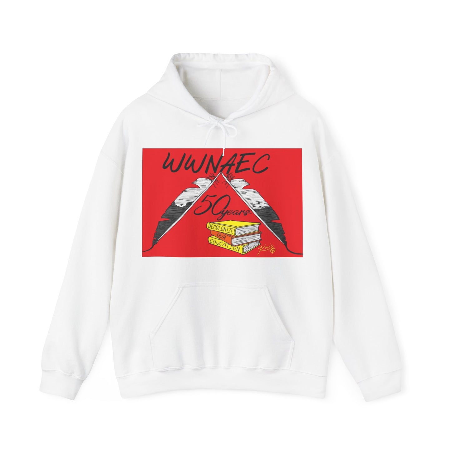 WWNAEC RED DESIGN HOODIE