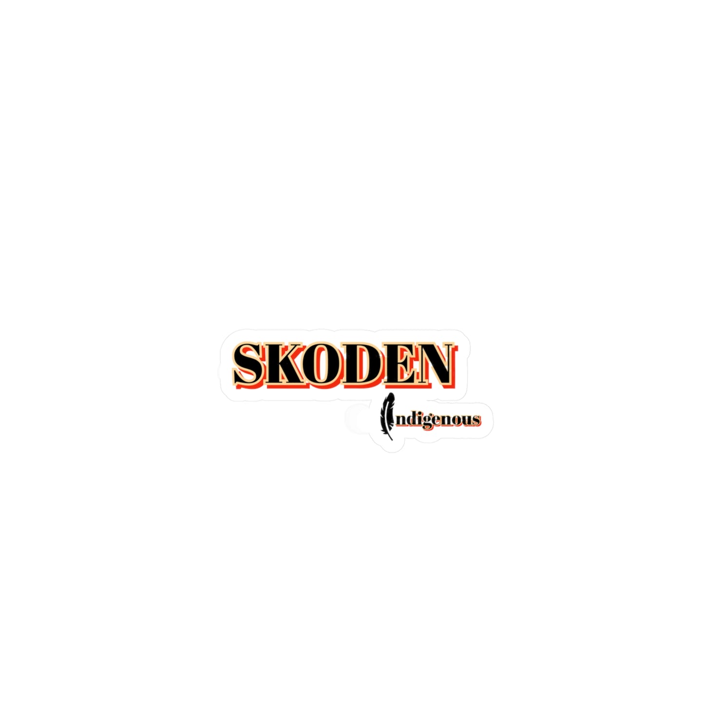 SKOODEN- Kiss-Cut Vinyl Decals