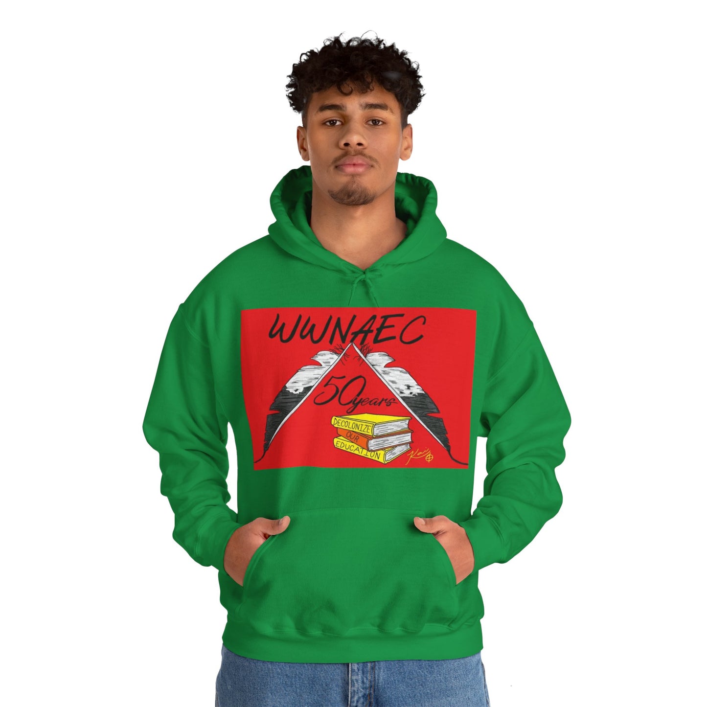 WWNAEC RED DESIGN HOODIE