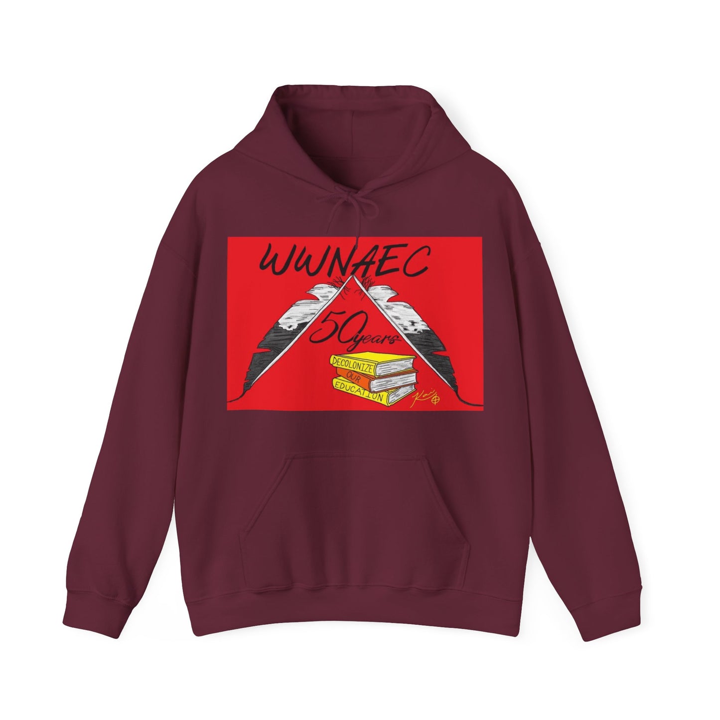 WWNAEC RED DESIGN HOODIE