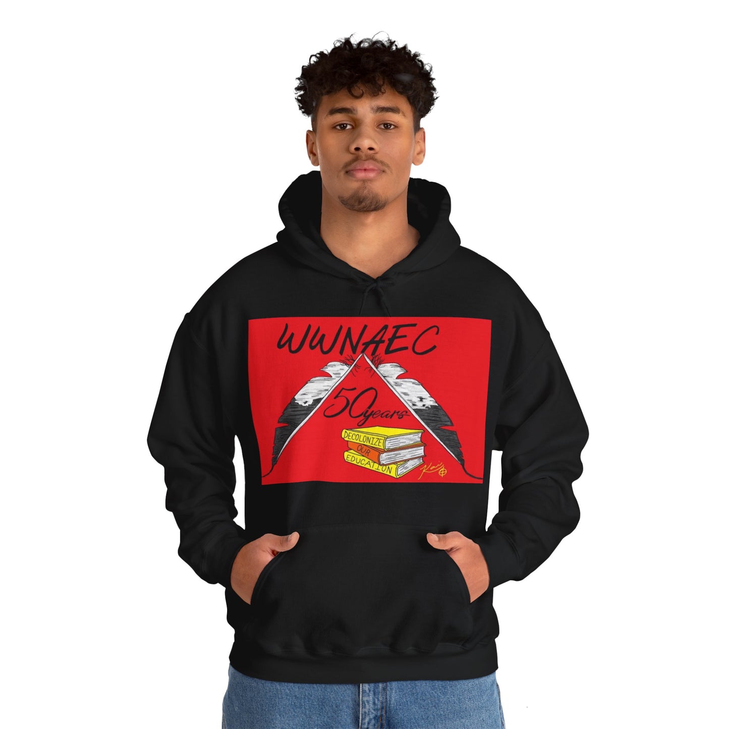 WWNAEC RED DESIGN HOODIE