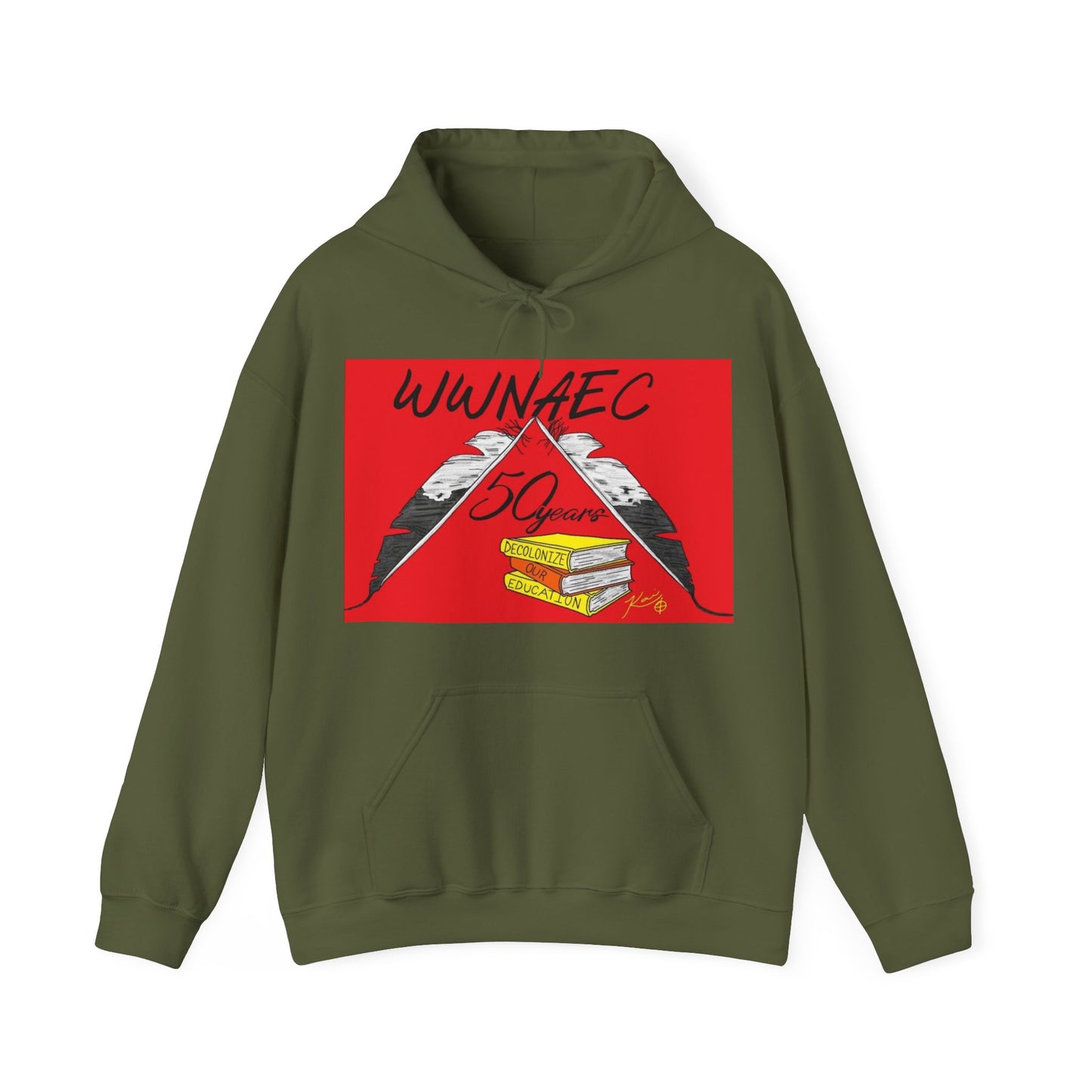 WWNAEC RED DESIGN HOODIE