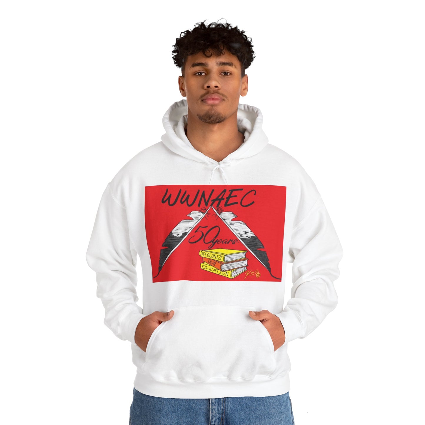 WWNAEC RED DESIGN HOODIE