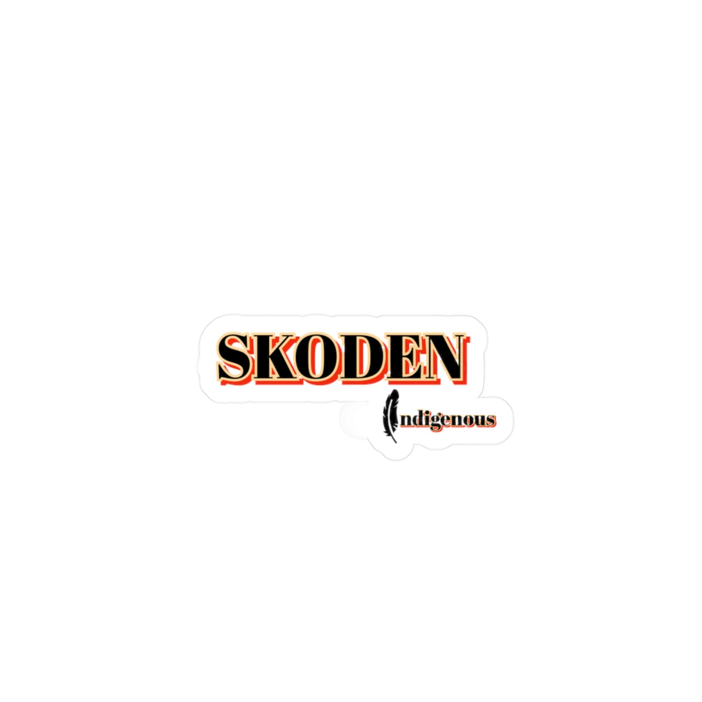 SKOODEN- Kiss-Cut Vinyl Decals