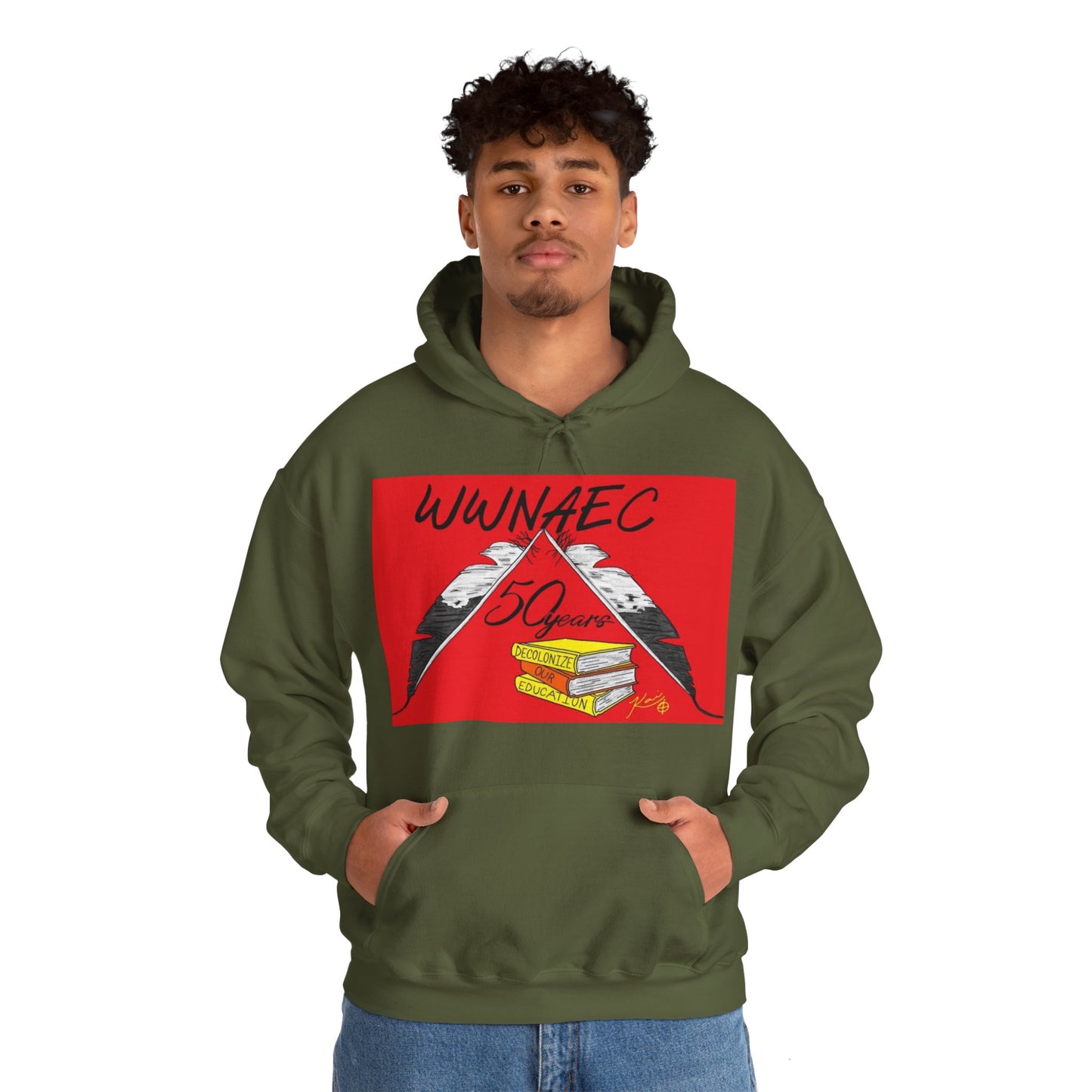 WWNAEC RED DESIGN HOODIE