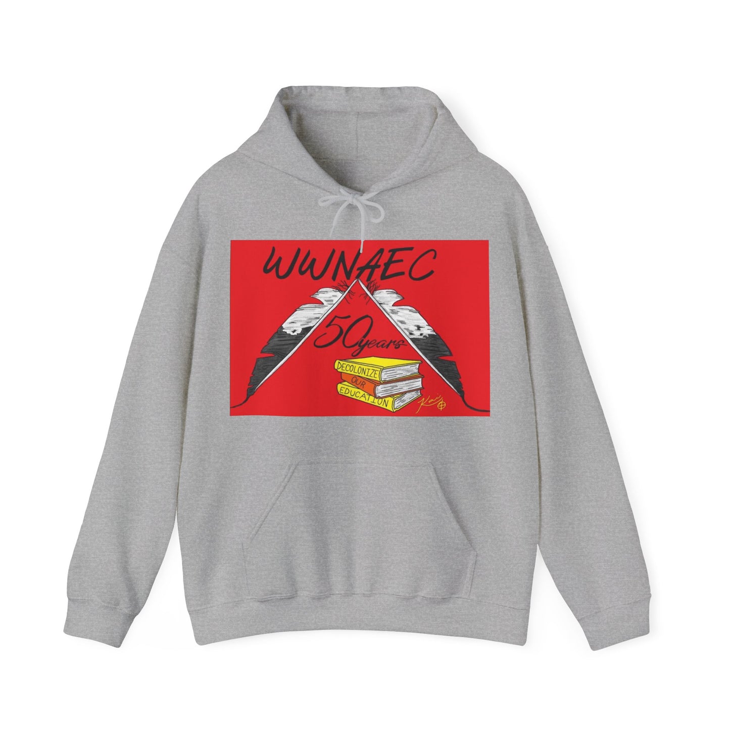 WWNAEC RED DESIGN HOODIE