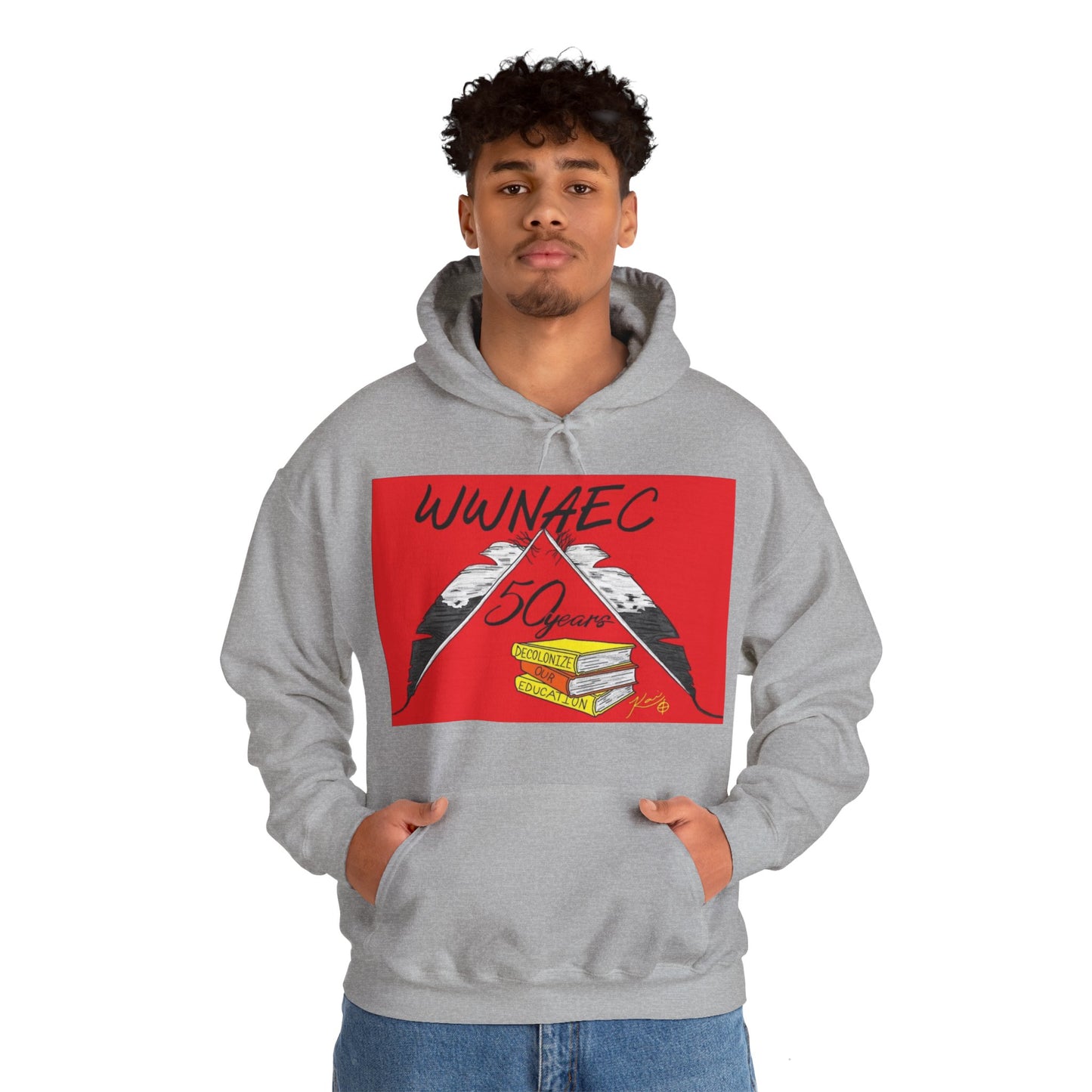 WWNAEC RED DESIGN HOODIE