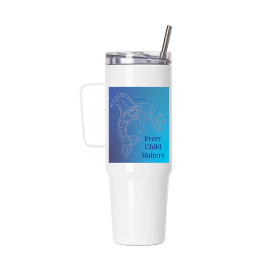 40oz Tumbler Orca Every Child Matters