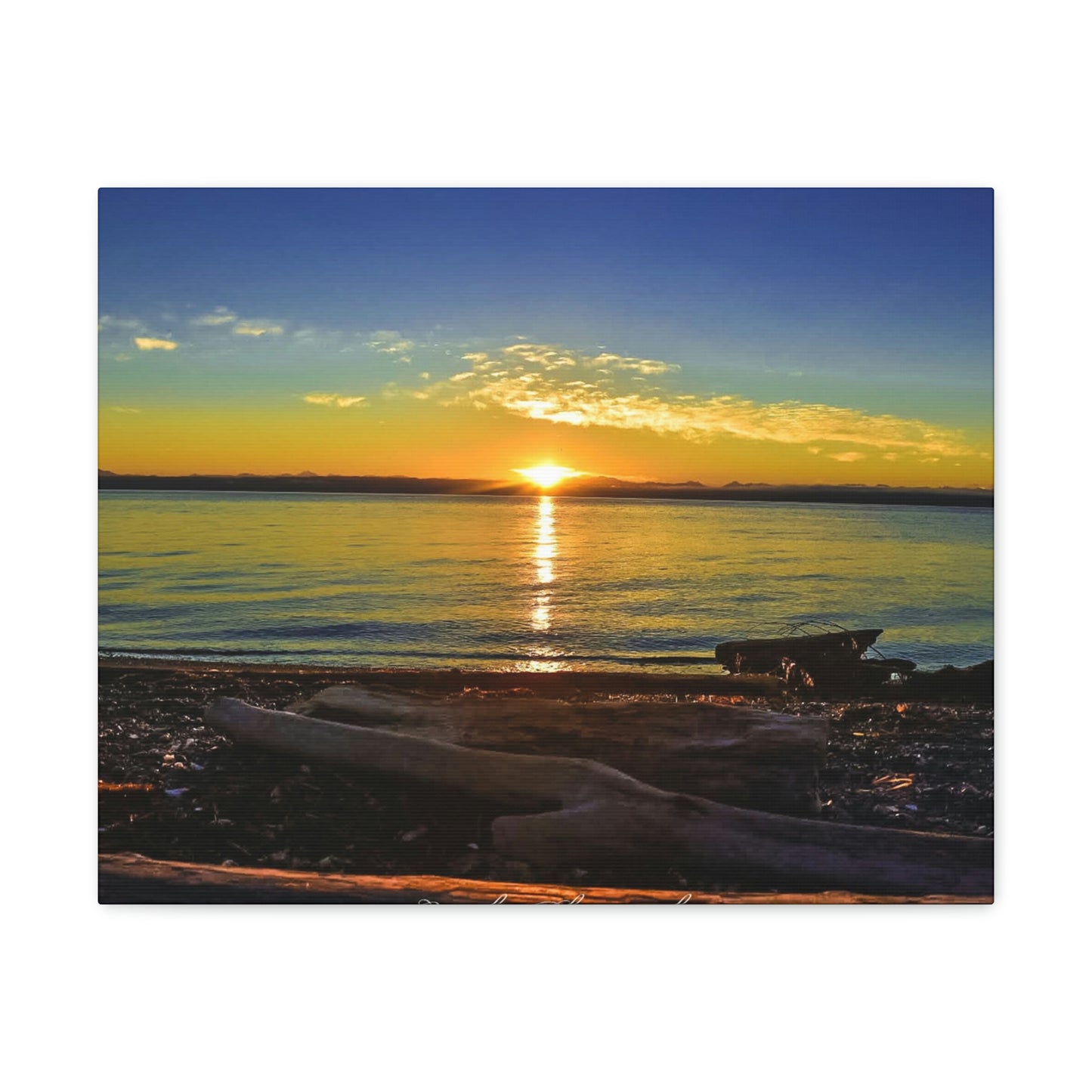 Canvas Faye Bainbridge Island Sunset