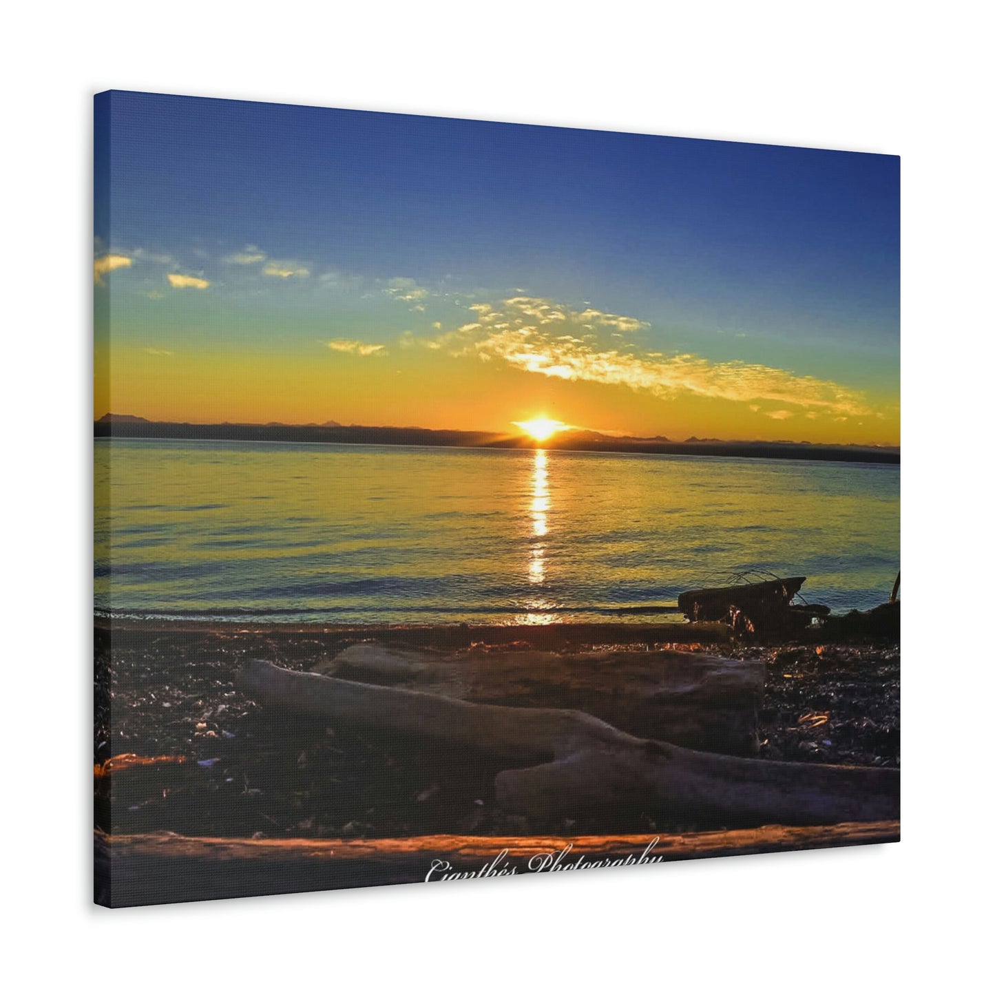 Canvas Faye Bainbridge Island Sunset