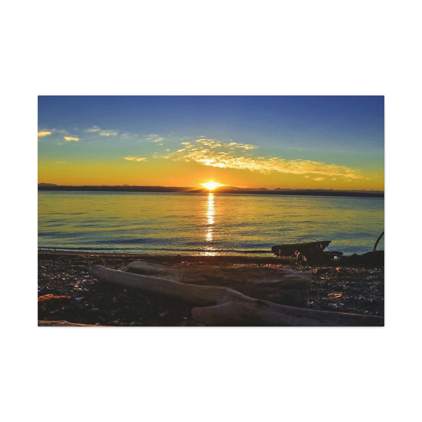 Canvas Faye Bainbridge Island Sunset