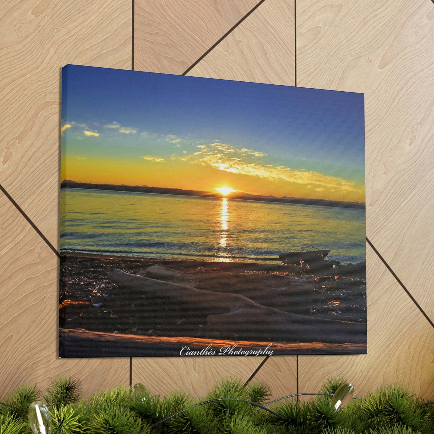 Canvas Faye Bainbridge Island Sunset